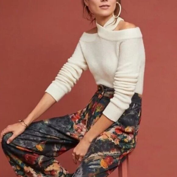 Moth Anthropologie Criss Cross Sweater - K18 - Picture 2 of 5